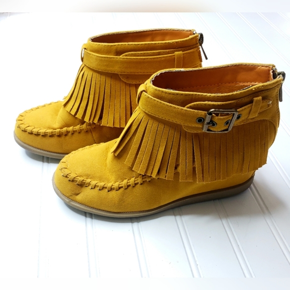 Bamboo Tobery Mustard Yellow SZ 8.5 - Picture 3 of 4